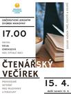 Čtenářský večírek (15.4.)